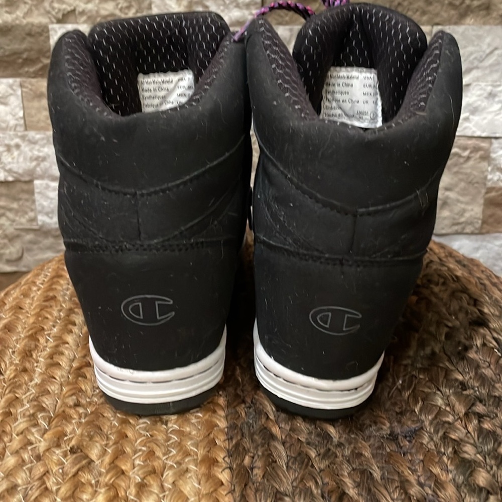 CHAMPION Wedge Heel Sneakers Women’s Sz. 7 - Picture 6 of 11